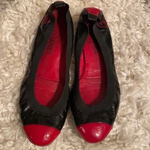 Used Chanel ballet flats size 39